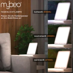 Tageslichtlampe, LED, dimmbar, mit Timer & Lichtmodi ^ MyBeo Discount