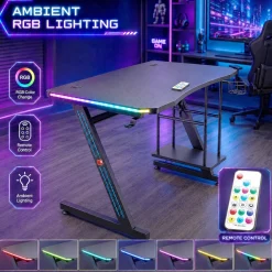 Gaming Tisch Gizmo mit LED Beleuchtung ^ MY SIT Online