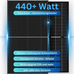 MyBasic 1760+ Watt Balkonkraftwerk Steckerfertig Komplettset bifazial neuester Hoymiles WIFI WR 800W WLAN & App ^ MyVoltaics Sale