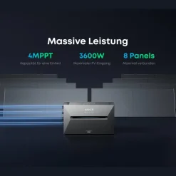 MyVoltaics 1760+ Watt Balkonkraftwerk mit Speicher Anker SOLIX Solarbank 3 5,4 kWh Steckerfertig Komplettset bifazial App New