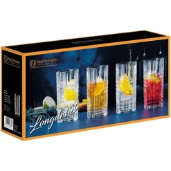 Nachtmann Longdrinkgläser Square 445 ml 4er Set transparent Sale