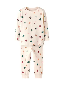Name It Pyjama VISMAS Schlafanzug weiß New