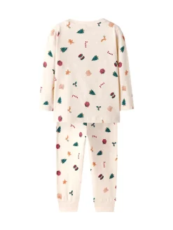 Name It Pyjama VISMAS Schlafanzug weiß New