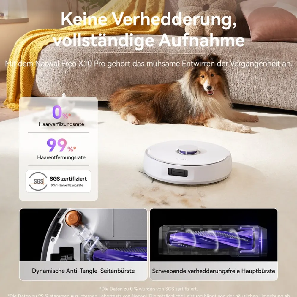 Narwal Freo X10 Pro Saugroboter weiß Online