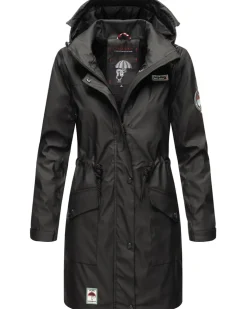 Damen Outdoorjacke modischer Outdoor Regenmantel Deike ^ NAVAHOO Best