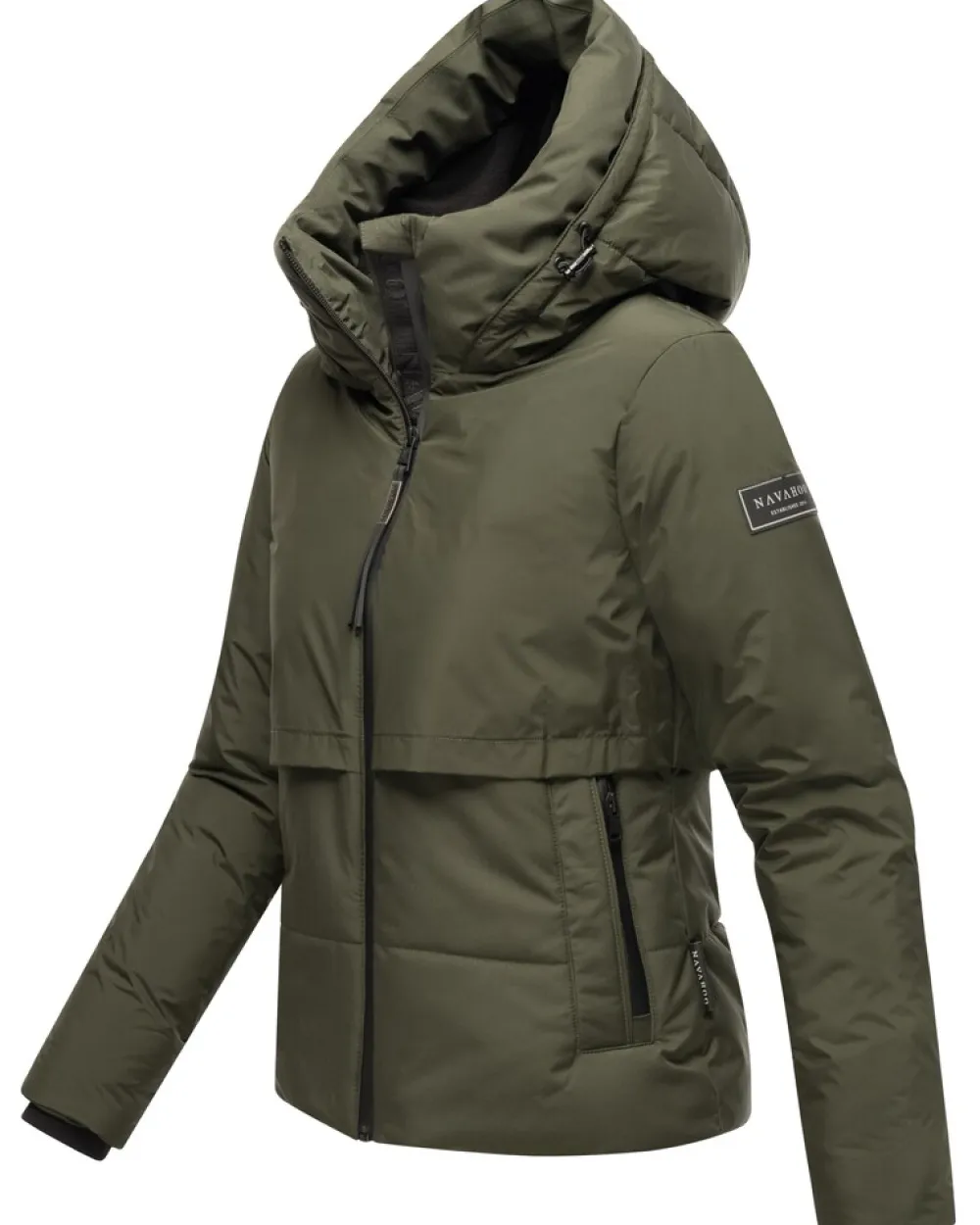 Damen Winterjacke Recyceltes gefütterte Outdoor Jacke Kapuze & Stehkragen Liebesküken ^ NAVAHOO Hot