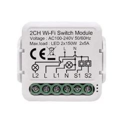 2-channel Relay Switch WLAN Relais Schalter 2-Kanal SmartLife oder Tuya Smart App ^ Netplus Best