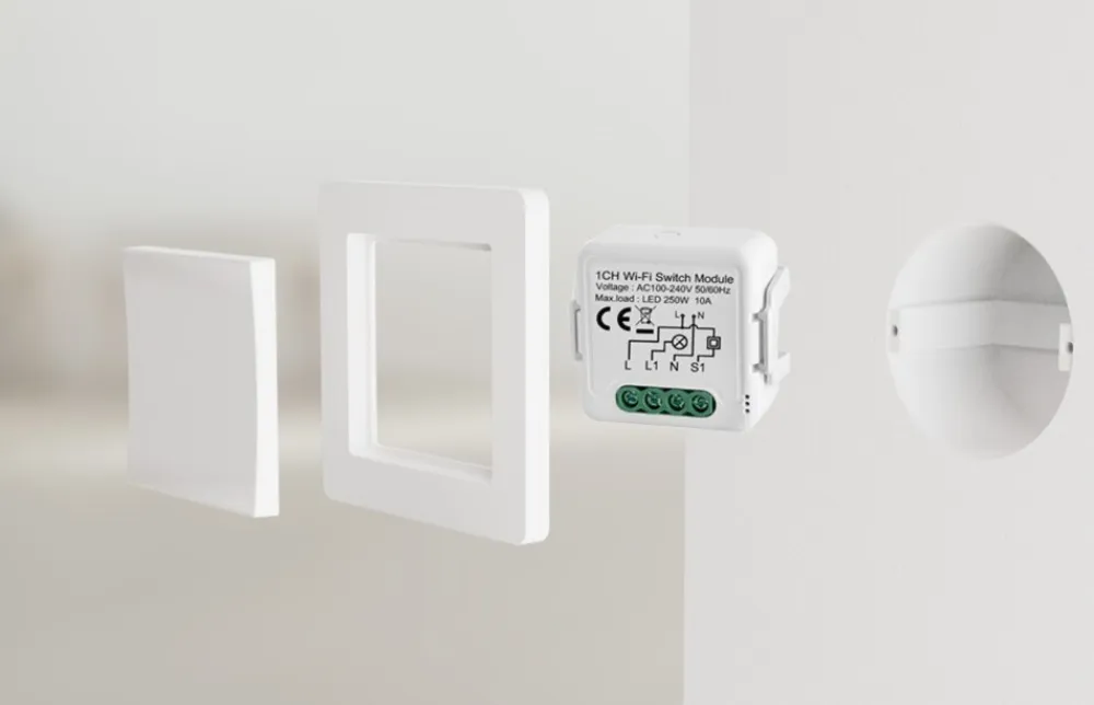 1-channel Relay Switch 10A Zigbee Relais Schalter 1-Kanal ^ Netplus Clearance