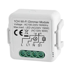 Netplus 1-channel Triac Dimmer WLAN Dimmer 1-Kanal SmartLife oder Tuya Smart App Online