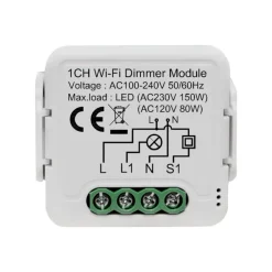 Netplus 1-channel Triac Dimmer WLAN Dimmer 1-Kanal SmartLife oder Tuya Smart App Online