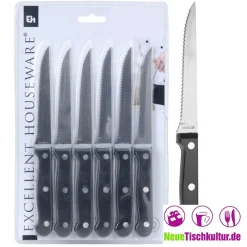 neuetischkultur Steakmesser-Set Edelstahl Hot