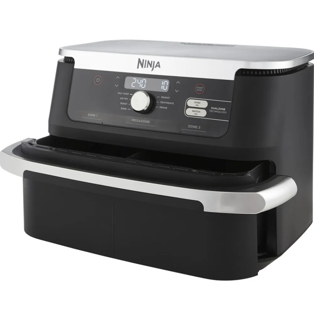Ninja AF500EU Doppel-Heißluftfritteuse schwarz