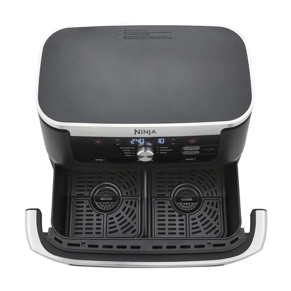 Ninja AF500EU Doppel-Heißluftfritteuse schwarz