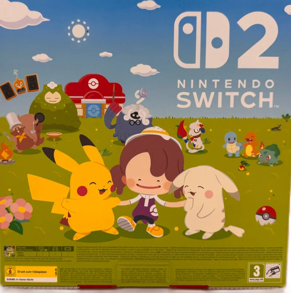 Nintendo Switch 2 + Pokemon Pokopia, gray/gray Hot