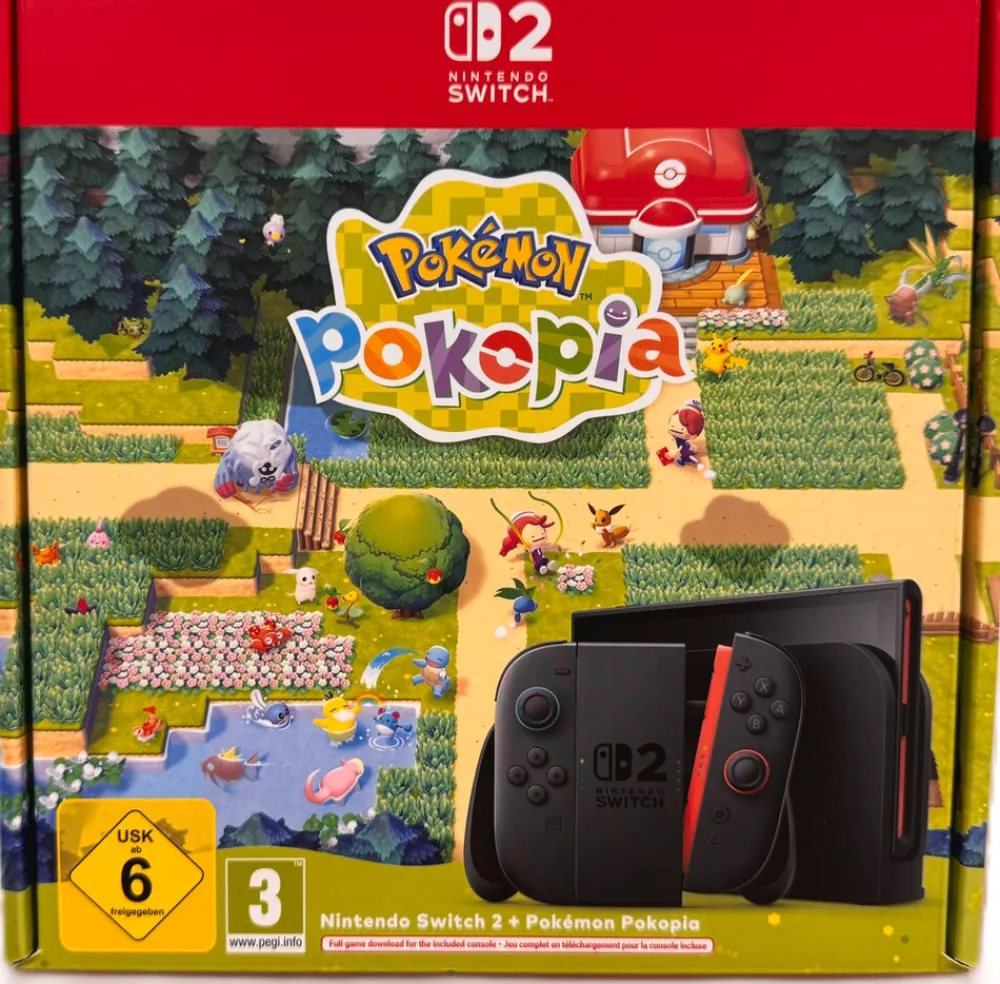 Nintendo Switch 2 + Pokemon Pokopia, gray/gray Hot