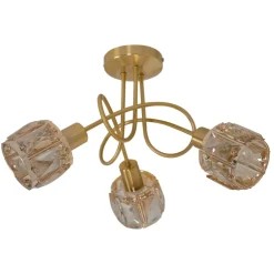 Näve 3er LED Deckenleuchte "JOSEFA" Ø: 38cm gold
