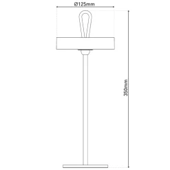 Näve LED-Akku-Tischleuchte