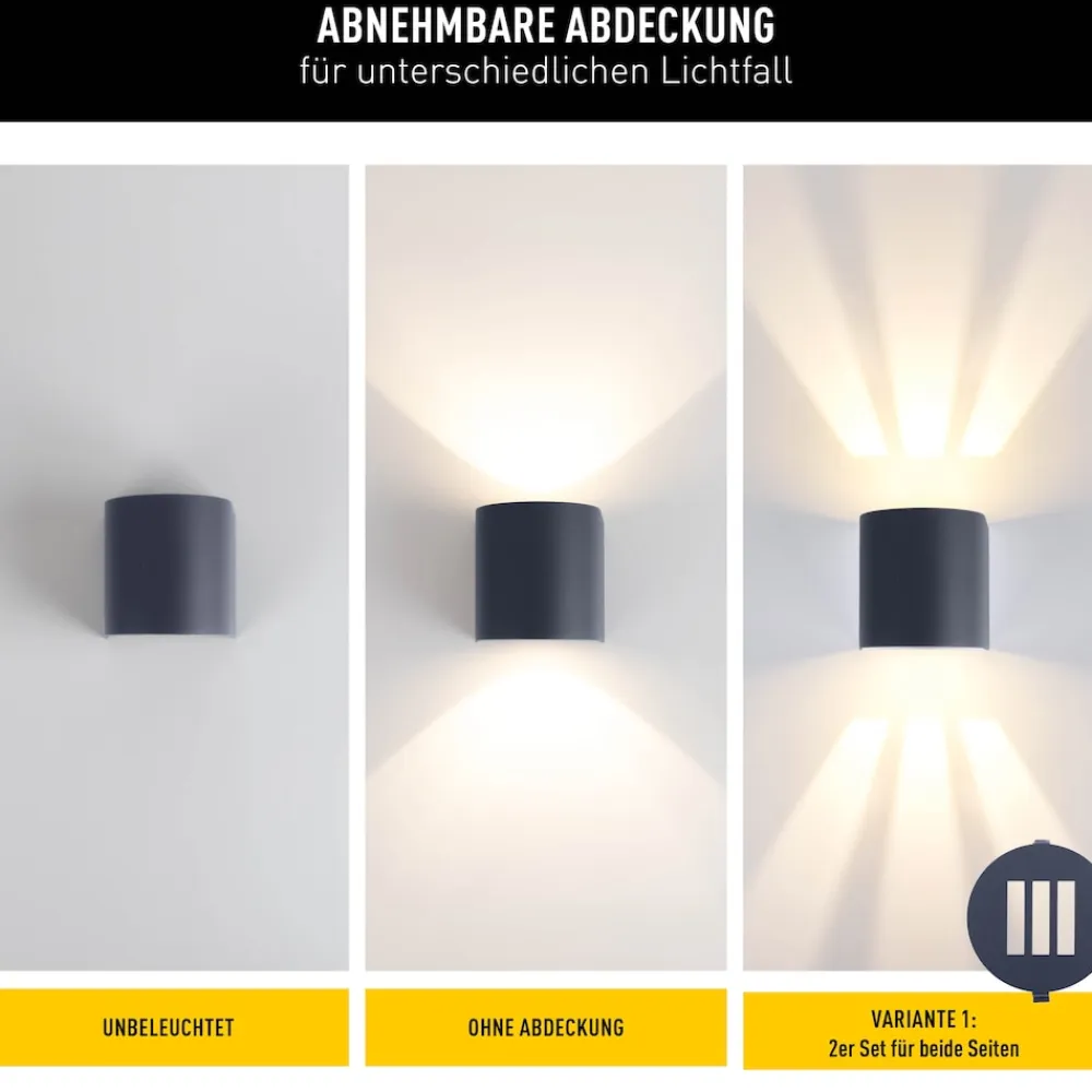 LED Außen-/Wandleuchte "ALECTO" ^ Näve