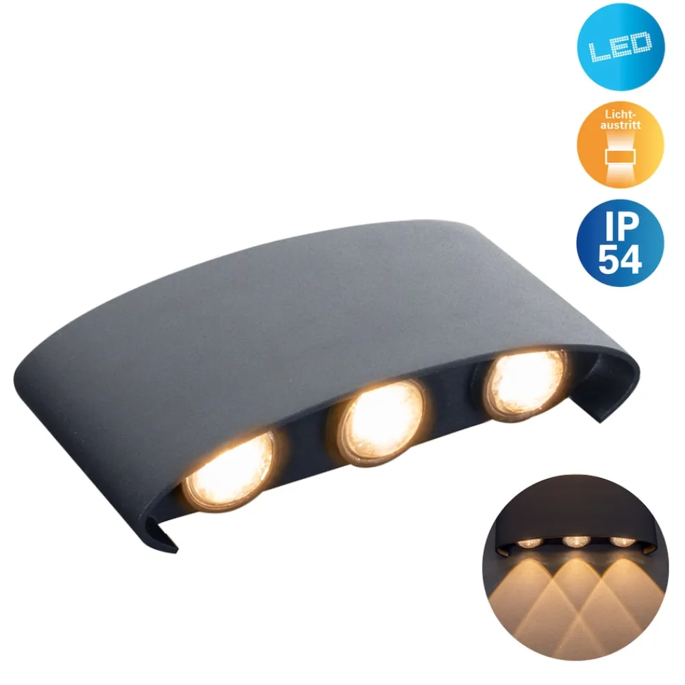 LED Außenwandleuchte "AURON" ^ Näve Outlet