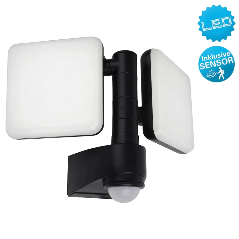 LED Außenwandleuchte "JARO" L:33cm 360°Bewegungsmelder ^ Näve Outlet
