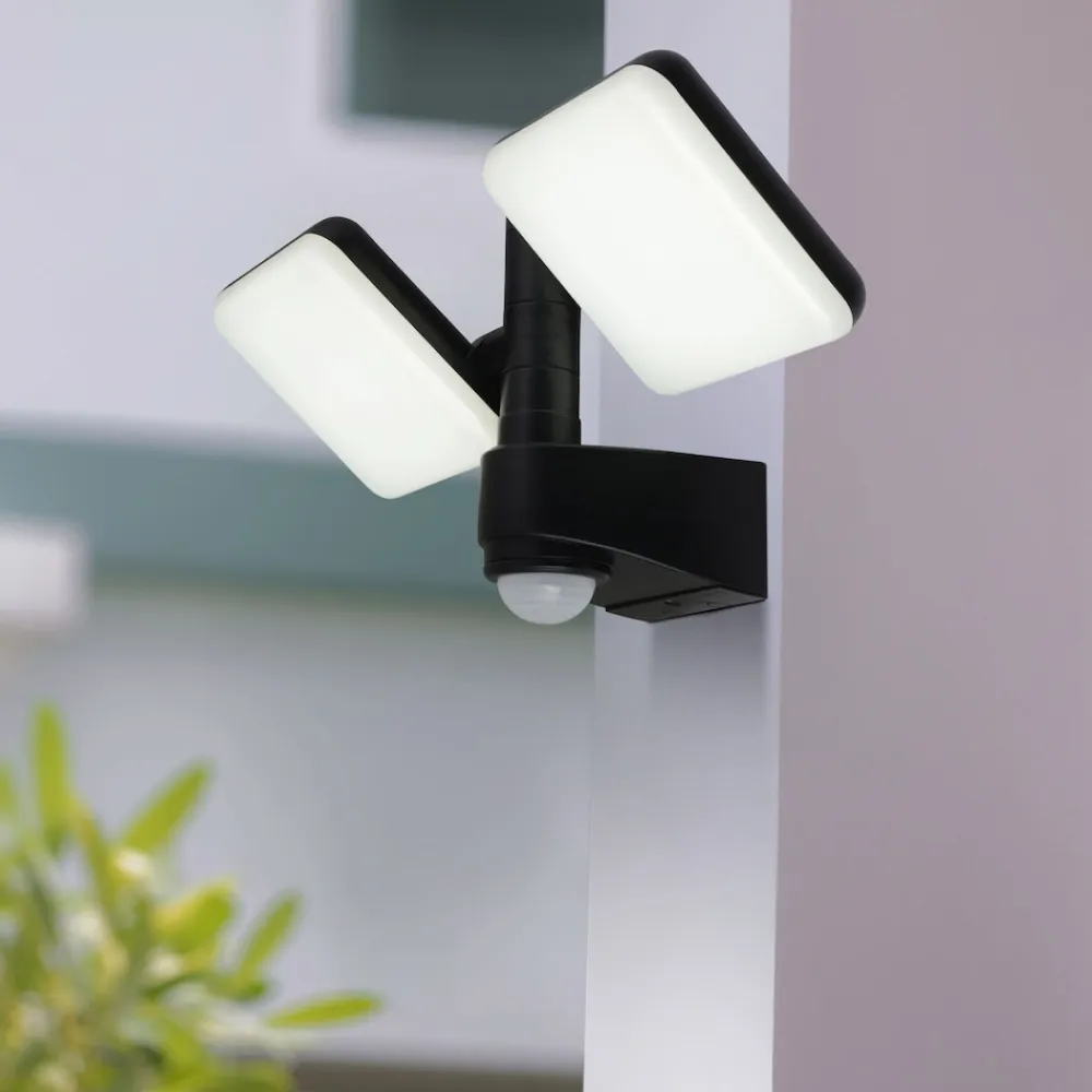 LED Außenwandleuchte "JARO" L:33cm 360°Bewegungsmelder ^ Näve Outlet