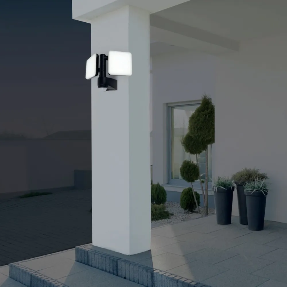 LED Außenwandleuchte "JARO" L:33cm 360°Bewegungsmelder ^ Näve Outlet