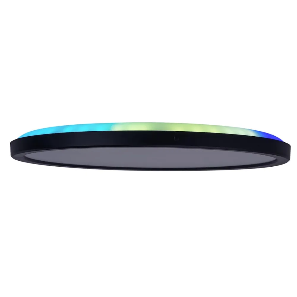 Näve LED / CCT Deckenleuchte "CARLO" inkl. RGB-Backlight Ø: 29,3cm Outlet