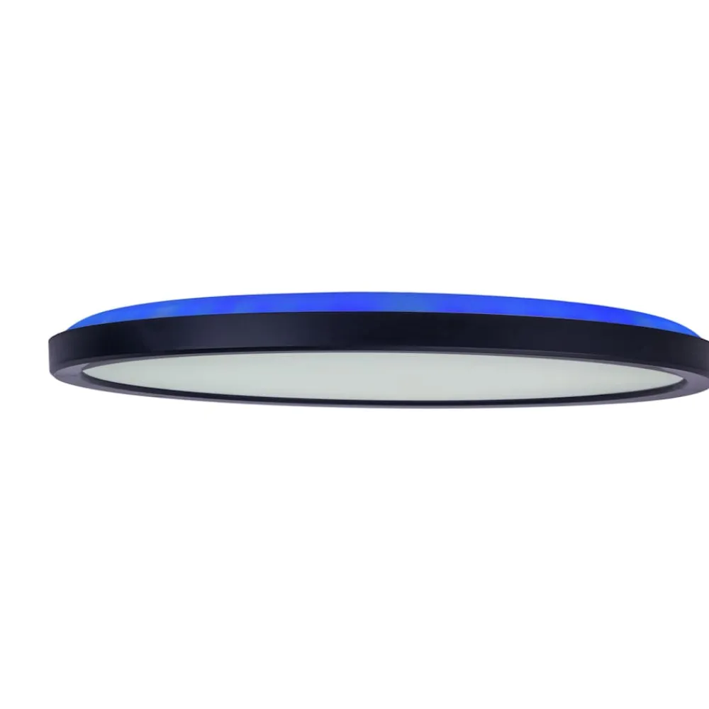 Näve LED / CCT Deckenleuchte "CARLO" inkl. RGB-Backlight Ø: 29,3cm Outlet