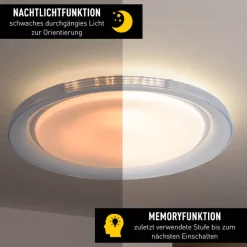 LED / CCT Deckenleuchte 