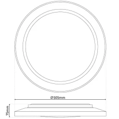 LED / CCT Deckenleuchte 