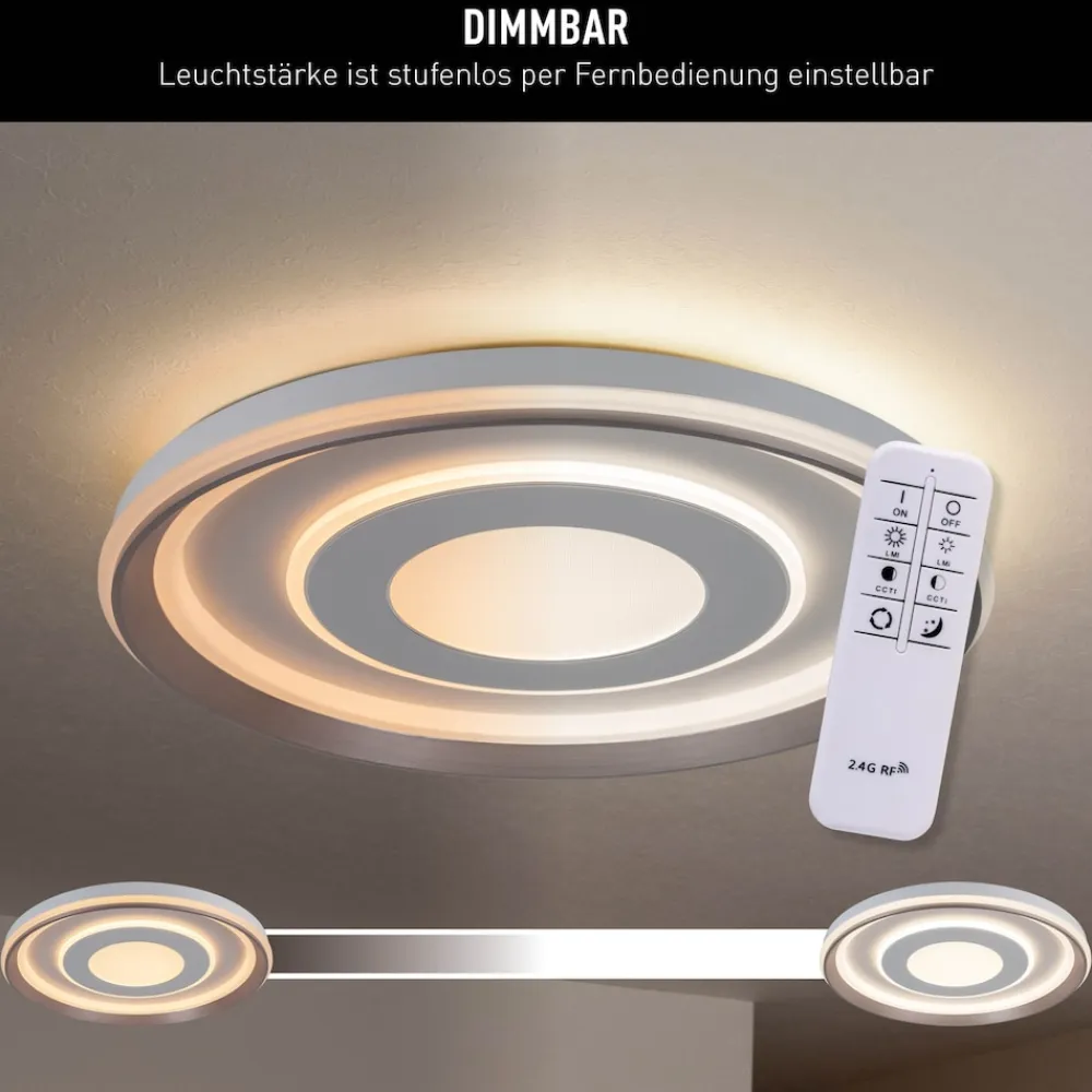 LED / CCT Deckenleuchte "DOIRA" Ø: 50cm ^ Näve Hot