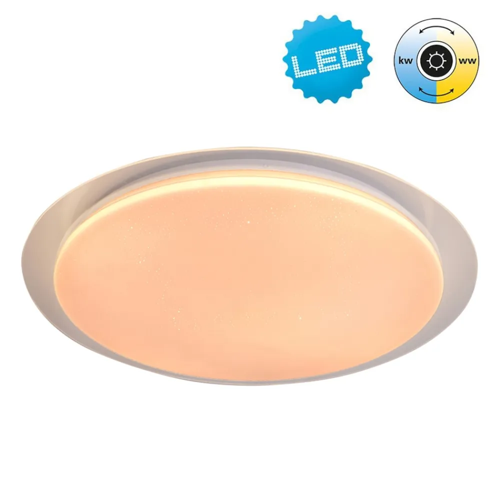 Näve LED / CCT Deckenleuchte "LOCARNO" Ø: 46cm weiß Sale