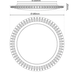Näve LED / CCT Deckenleuchte