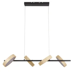 Näve LED / CCT Pendelleuchte "TESSA" L: 110cm almond Best