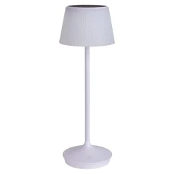 LED / CCT Solar-/ Akkutischleuchte "EMMI" H: 38cm weiß ^ Näve Clearance