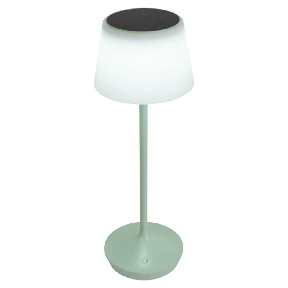 Näve LED / CCT Solar-/ Akkutischleuchte "EMMI" H: 38cm mint Best