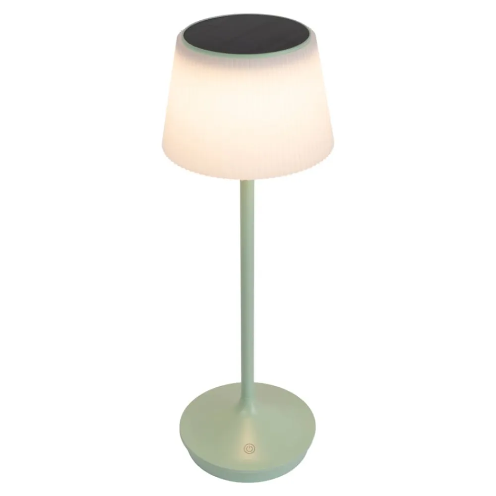 Näve LED / CCT Solar-/ Akkutischleuchte "EMMI" H: 38cm mint Best