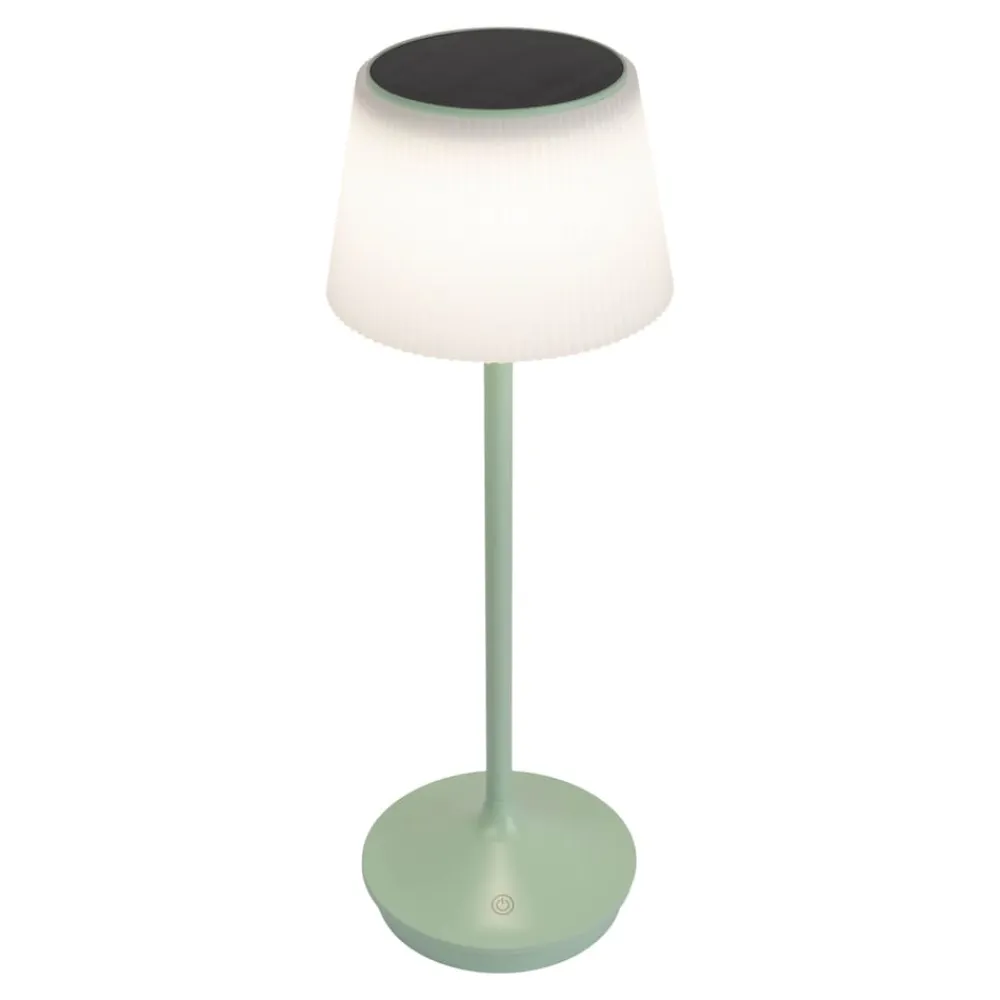Näve LED / CCT Solar-/ Akkutischleuchte "EMMI" H: 38cm mint Best