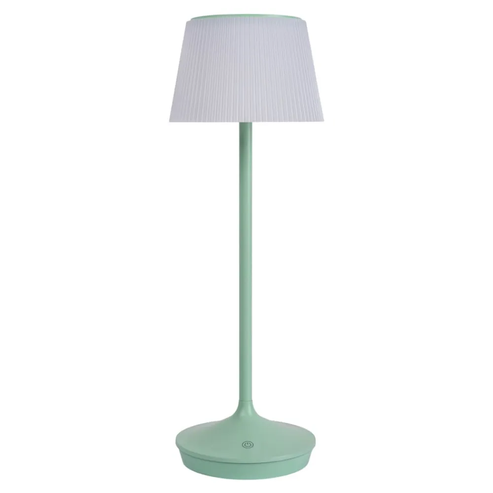 Näve LED / CCT Solar-/ Akkutischleuchte "EMMI" H: 38cm mint Best