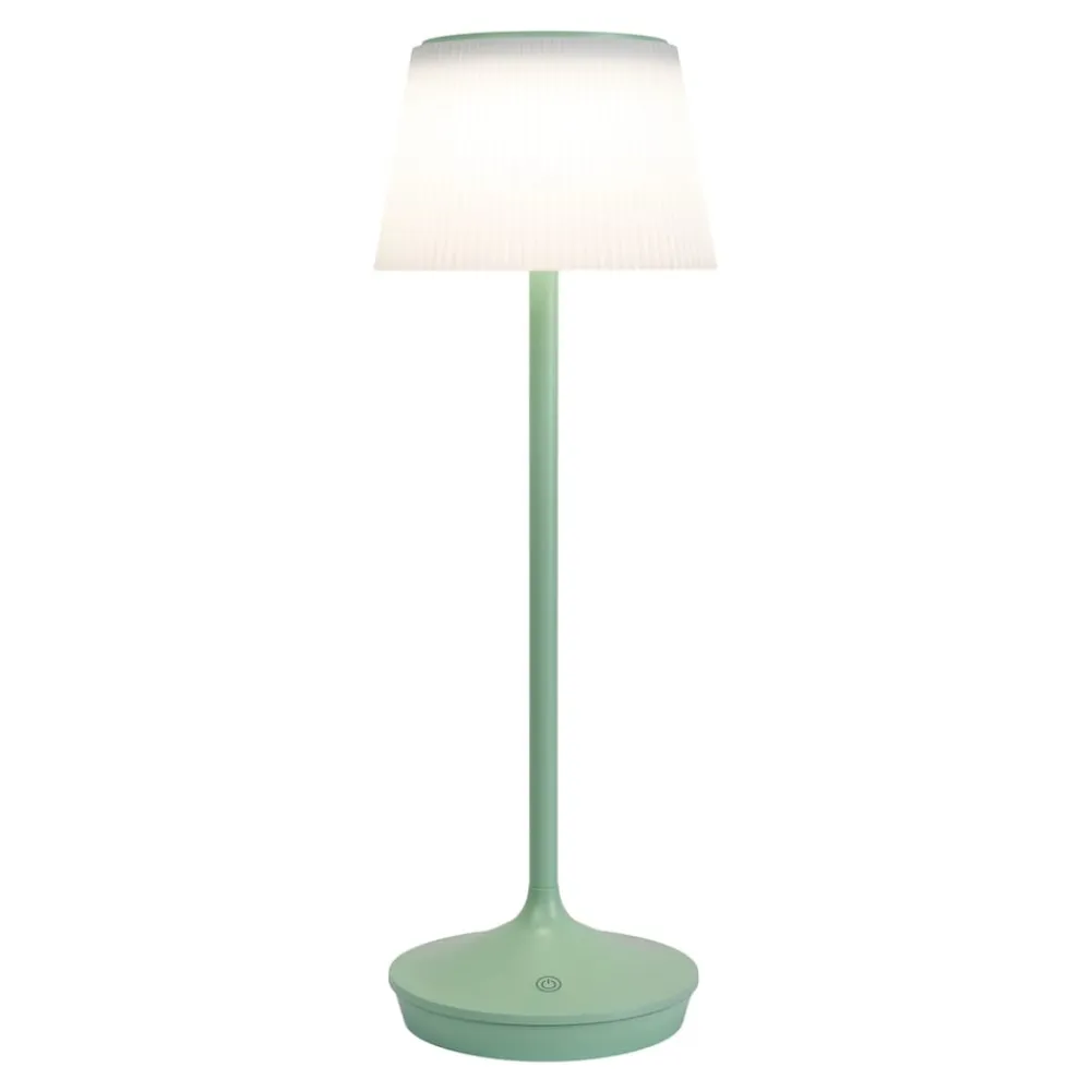 Näve LED / CCT Solar-/ Akkutischleuchte "EMMI" H: 38cm mint Best
