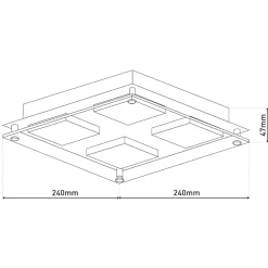 LED Deckenleuchte 