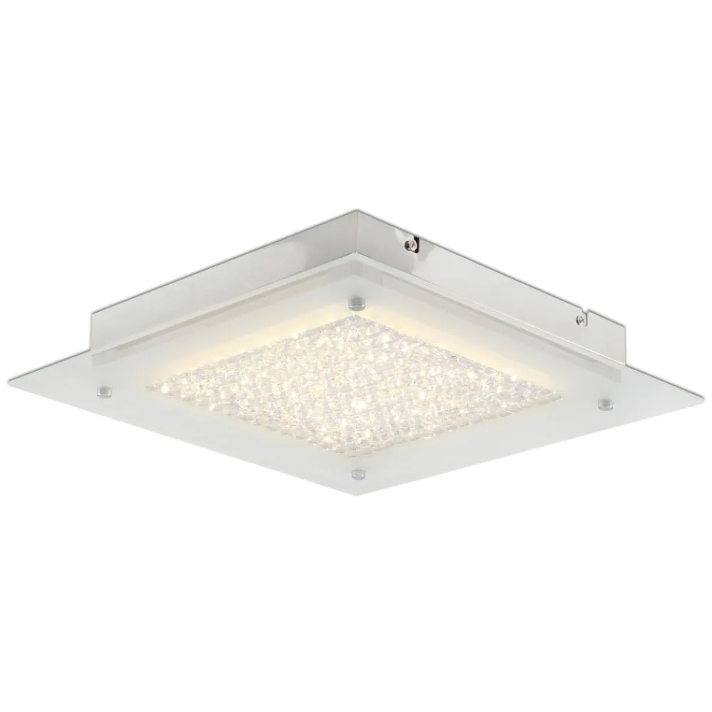 LED Deckenleuchte "GLASGOW" L/B:36cm ^ Näve Clearance