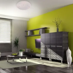 LED Deckenleuchte "LISSABON" inkl. Kristalleffekt Ø: 61cm ^ Näve Online