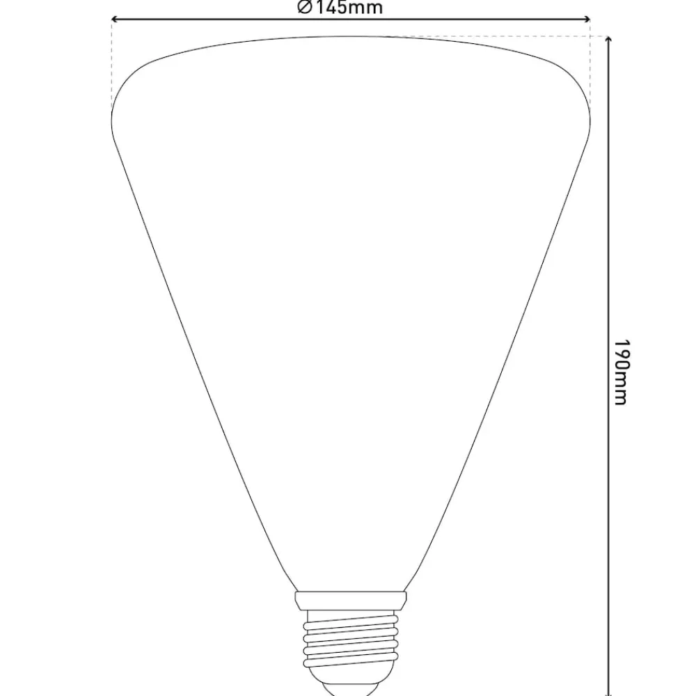 LED Leuchtmittel "DILLY" E27/4W H: 19cm grün ^ Näve New