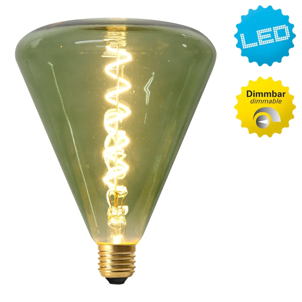 LED Leuchtmittel "DILLY" E27/4W H: 19cm grün ^ Näve New