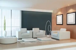 LED Stehleuchte h: 120cm weiß "ODRIVE" ^ Näve