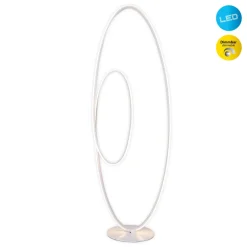 LED Stehleuchte h: 120cm weiß "ODRIVE" ^ Näve