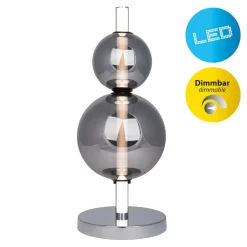 LED Tischleuchte "NOVA" H: 44cm chrom ^ Näve Sale
