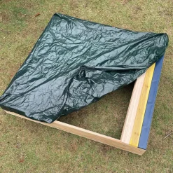 Kinder Sandkasten Kids Semplice 102x96 cm - Sandkasten mit Abdeckung & 3 Sitzplätze ^ NYVI Best