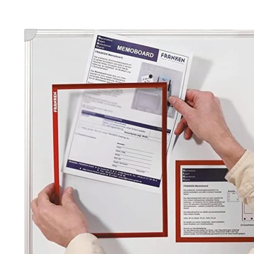 Office Marshal Dokumentenhalter | Selbstklebend | DIN | 5 St. Grün Hot